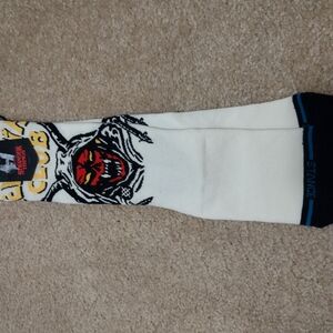 Stance Adult Vintage White Crew Cotton Stranger Things Hellfire Socks Sz L 9-13